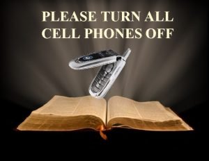 PLEASE TURN ALL CELL PHONES OFF Word On