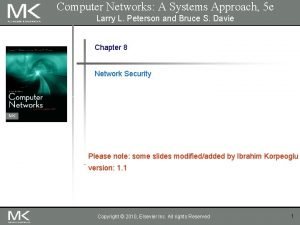 Computer Networks A Systems Approach 5 e Larry