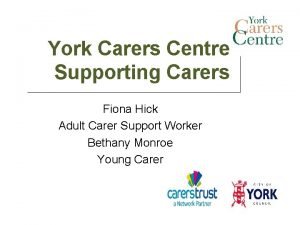 York young carers