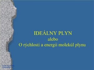 Idealny plyn