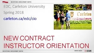 Edc carleton