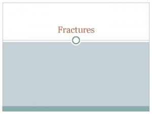 Fractura pathologica