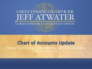 Chart of Accounts Update Florida Court Clerks Comptrollers