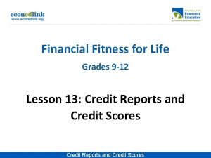 Financial fitness for life