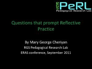 Mary george cheriyan