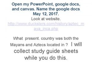 Aztec and mayan map