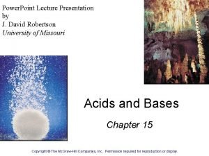 Power Point Lecture Presentation by J David Robertson