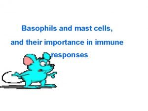 Basophils and mast cells and their importance in