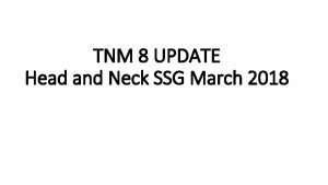 Tnm 8 head and neck