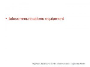 French telecommunications equipment company