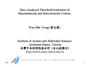 MassAnalyzed Threshold Ionization of Benzimidazole and Benzotriazole Cations