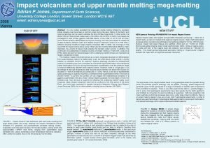 Impact volcanism and upper mantle melting megamelting Adrian