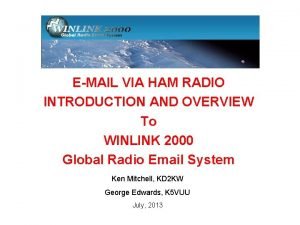 Ham radio email