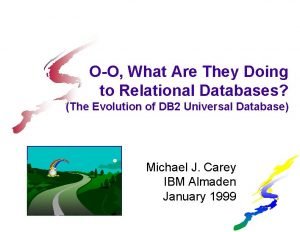 Pre relational database