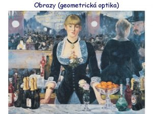 Obrazy geometrick optika Rovinn zrcadlo Bodov pedmt konvence