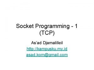 Socket adalah Socket adalah