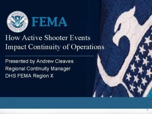 How Active Shooter Events Impact Continuity of Operations