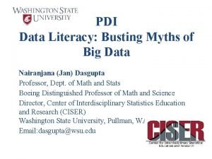 PDI Data Literacy Busting Myths of Big Data