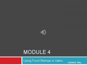 Idaho food stamp balance