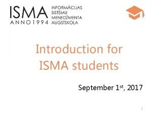 Isma university fees