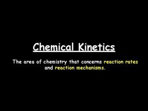 Rate law chemistry