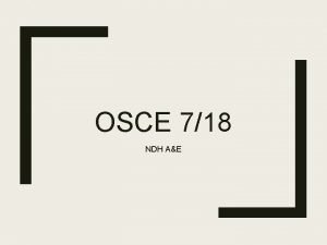 OSCE 718 NDH AE Case 1 M62 co