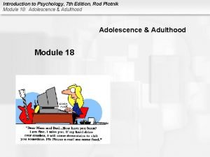 Introduction to psychology rod plotnik