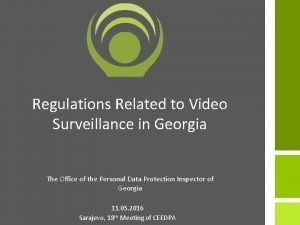 Georgia law on video surveillance