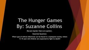 Hunger games spoiler