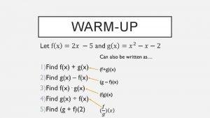 WARMUP WARMUP SOLUTIONS FUNCTION COMPOSITION YOU TRY WORD