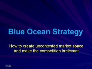 Yellow tail wine blue ocean strategy