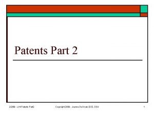 Patents Part 2 2209 L 14 Patents Part