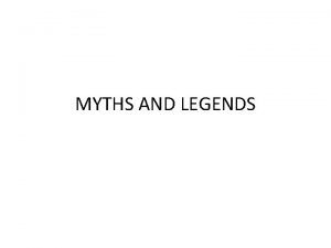 MYTHS AND LEGENDS The city of Ioannina is