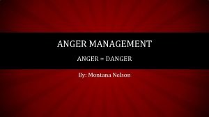 Anger management helena mt
