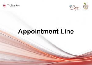 Ttsh appointment line