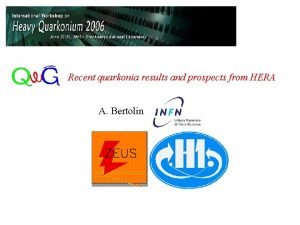 Recent quarkonia results and prospects from HERA A