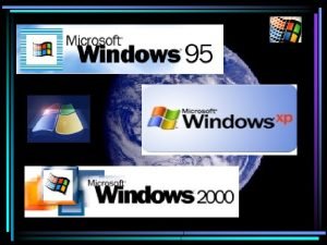 Windows 1 0 and later Windows 95 Windows