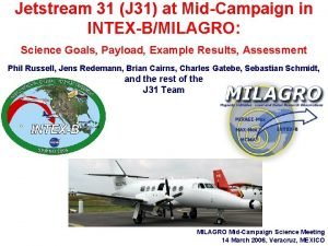 Jetstream 31 J 31 at MidCampaign in INTEXBMILAGRO