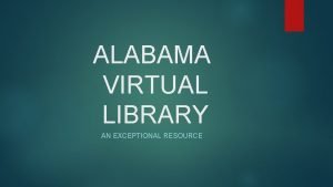 Alabama virtual libary