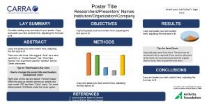 Poster Title ResearchersPresenters Names InstitutionOrganizationCompany LAY SUMMARY Consider