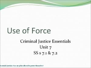 Example of criminal law