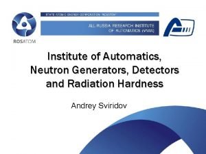 Something about Institute of of Automatics Institute Automatics