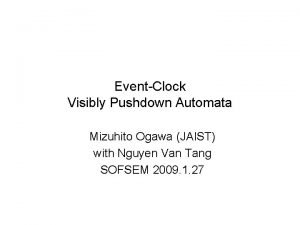 Eventclock