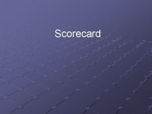 Bbbee scorecard template