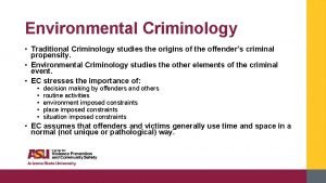 Routine activity theory