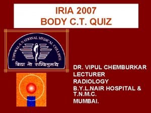 Iria national quiz