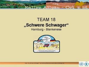 TEAM 18 Schwere Schwager Hamburg Blankenese Team 18