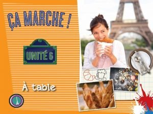 About French dishes and eating habits About some