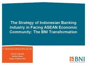 Asean banking integration framework