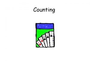 Counting Counting in Algorithms How many comparisons are